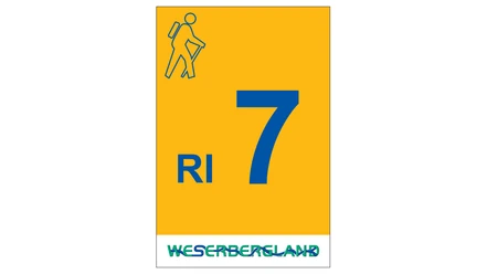 Markierung Wanderweg RI7 Rinteln