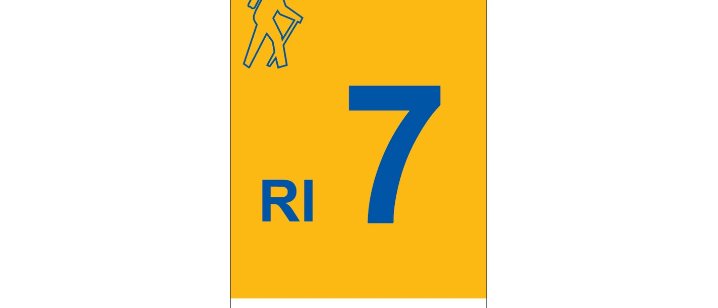 Markierung Wanderweg RI7 Rinteln