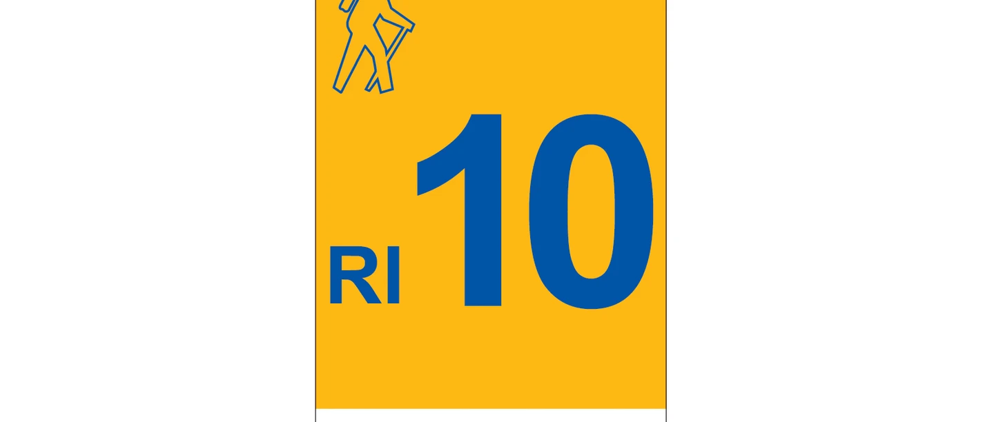 Markierung Wanderweg RI10 Rinteln