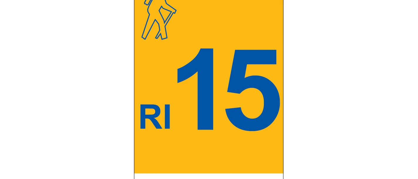 Markierung Wanderweg RI14 Rinteln