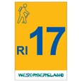 Markierung Wanderweg RI17 Rinteln