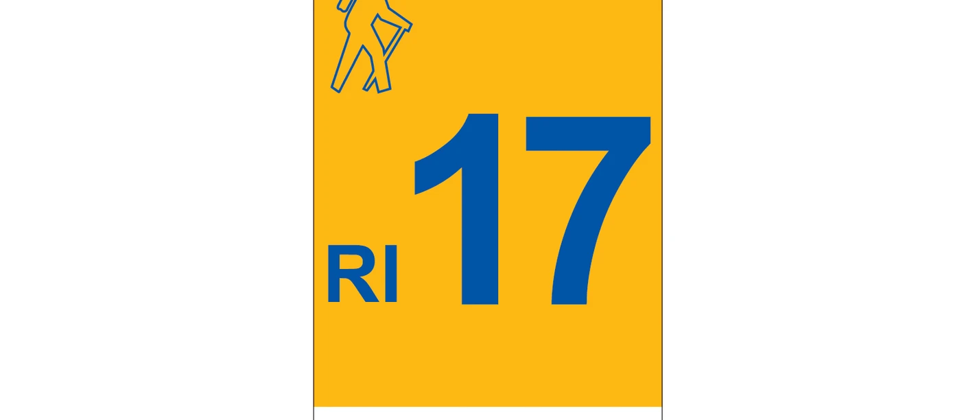 Markierung Wanderweg RI17 Rinteln