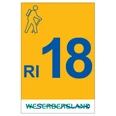 Markierung Wanderweg RI18 Rinteln