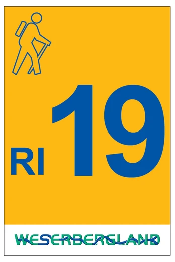 Markierung Wanderweg RI19
