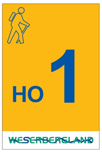 Markierung Wanderweg HO1 Hessisch Oldendorf