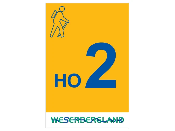 Markierung Wanderweg HO2 Hessisch Oldendorf