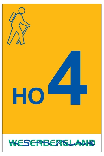 Markierung Wanderweg HO4 Hessisch Oldendorf Markierung Wanderweg HO4 Hessisch Oldendorf