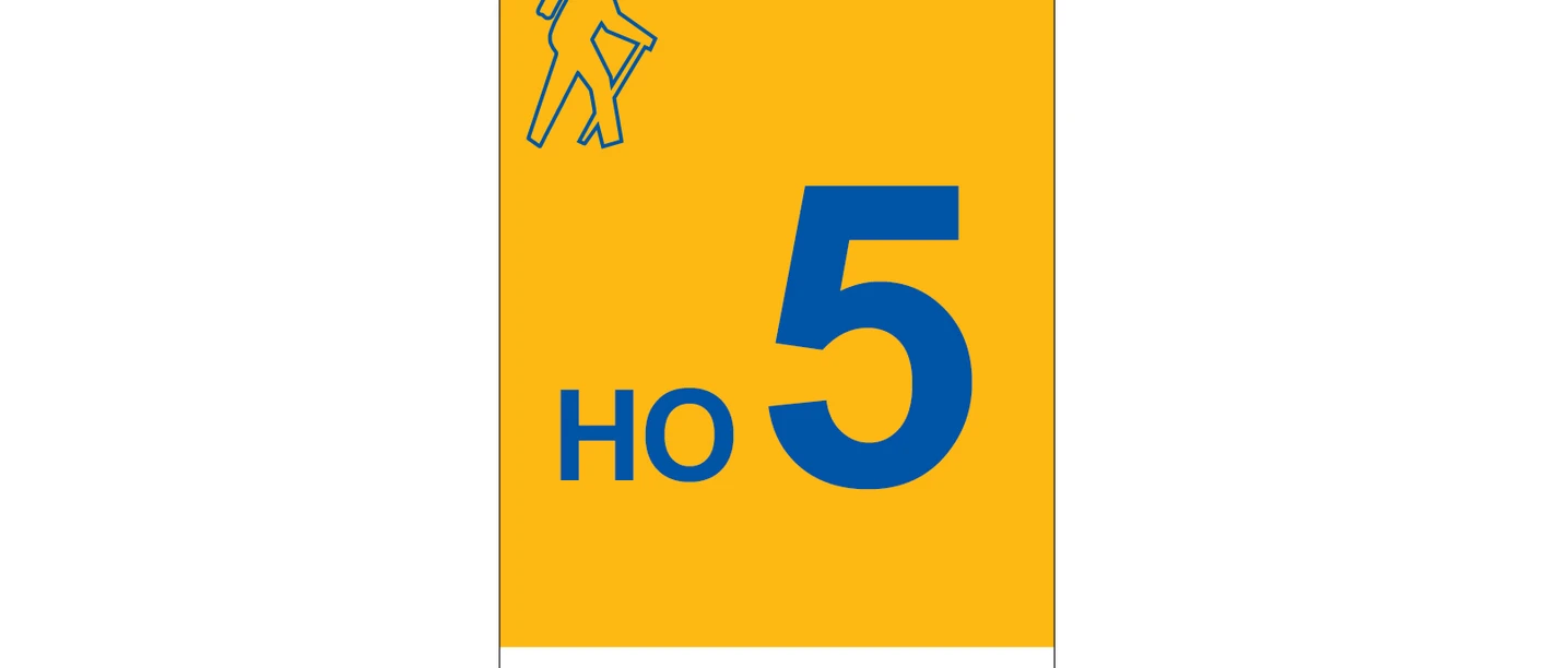 Markierung Wanderweg HO5 Hessisch Oldendorf