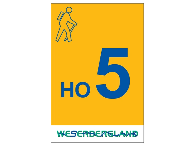 Markierung Wanderweg HO5 Hessisch Oldendorf