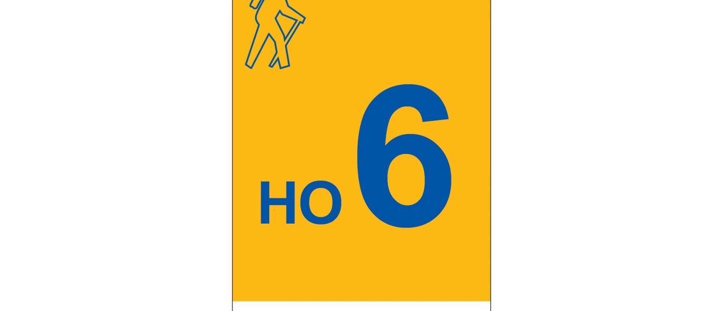 Markierung Wanderweg HO6 Hessisch Oldendorf