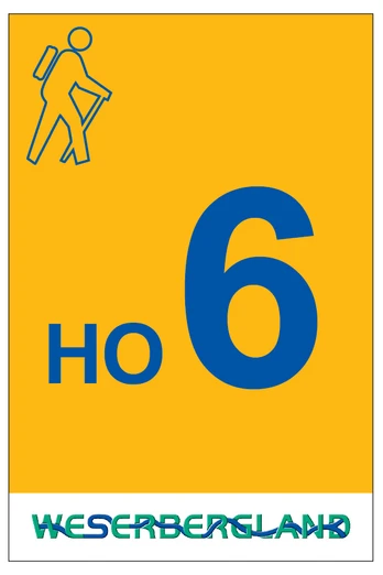 Markierung Wanderweg HO6 Hessisch Oldendorf