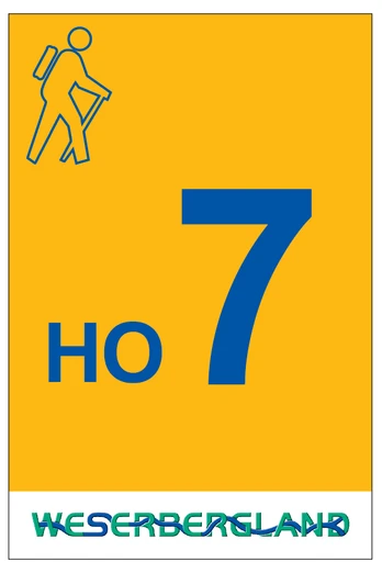 Markierung Wanderweg HO7 Hessisch Oldendorf