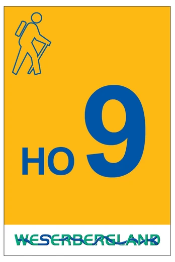 Markierung Wanderweg HO9 Hessisch Oldendorf