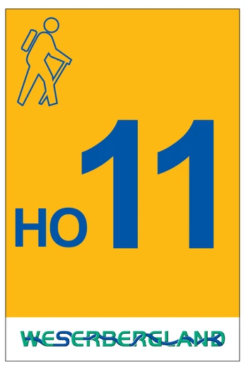Markierung Wanderweg HO11 Hessisch Oldendorf