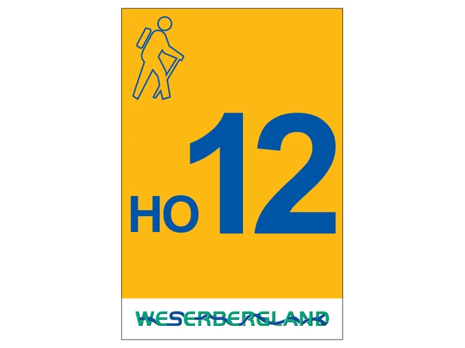Markierung Wanderweg HO12 Hessisch Oldendorf