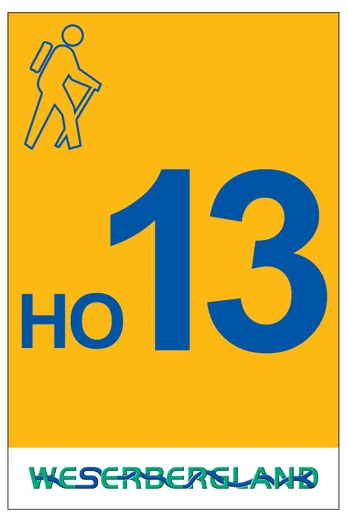 Markierung Wanderweg HO13 Hessisch Oldendorf
