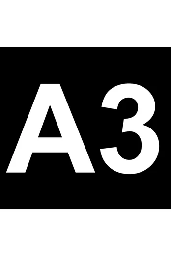 Markierungszeichen Wanderweg A3 Porta Westfalica Markierungszeichen Wanderweg A3 Porta Westfalica