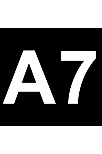 Markierungszeichen Wanderweg A7 Porta Westfalica Markierungszeichen Wanderweg A7 Porta Westfalica