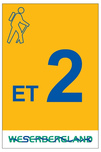 Markierung Wanderweg ET2 Emmerthal