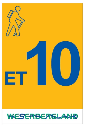 Markierung Wanderweg ET10 Emmerthal