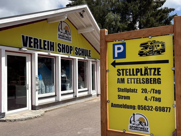 Sportwelt Ettelsberg Infos zu den Stellplätzen Sportwelt Ettelsberg Infos zu den Stellplätzen