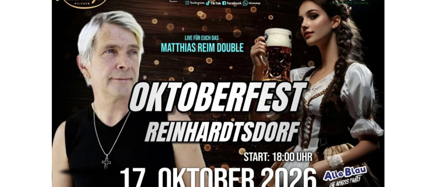 Flyer Oktoberfest Reinhardtsdorf 2026