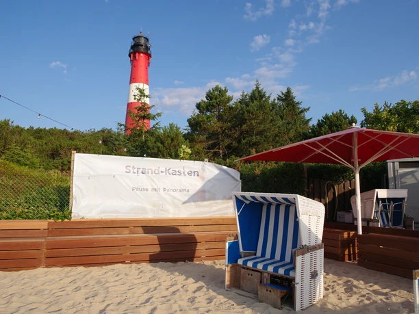 Strand-Kasten in Hörnum unter dem Leuchtturm
