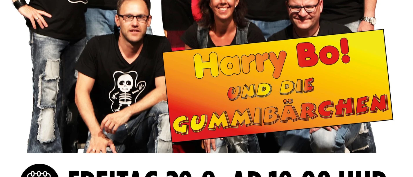 Harry Bo! und die Gummibärchen - Poster Museumsuferfest poster with Harry Bo und die Gummibärchen
