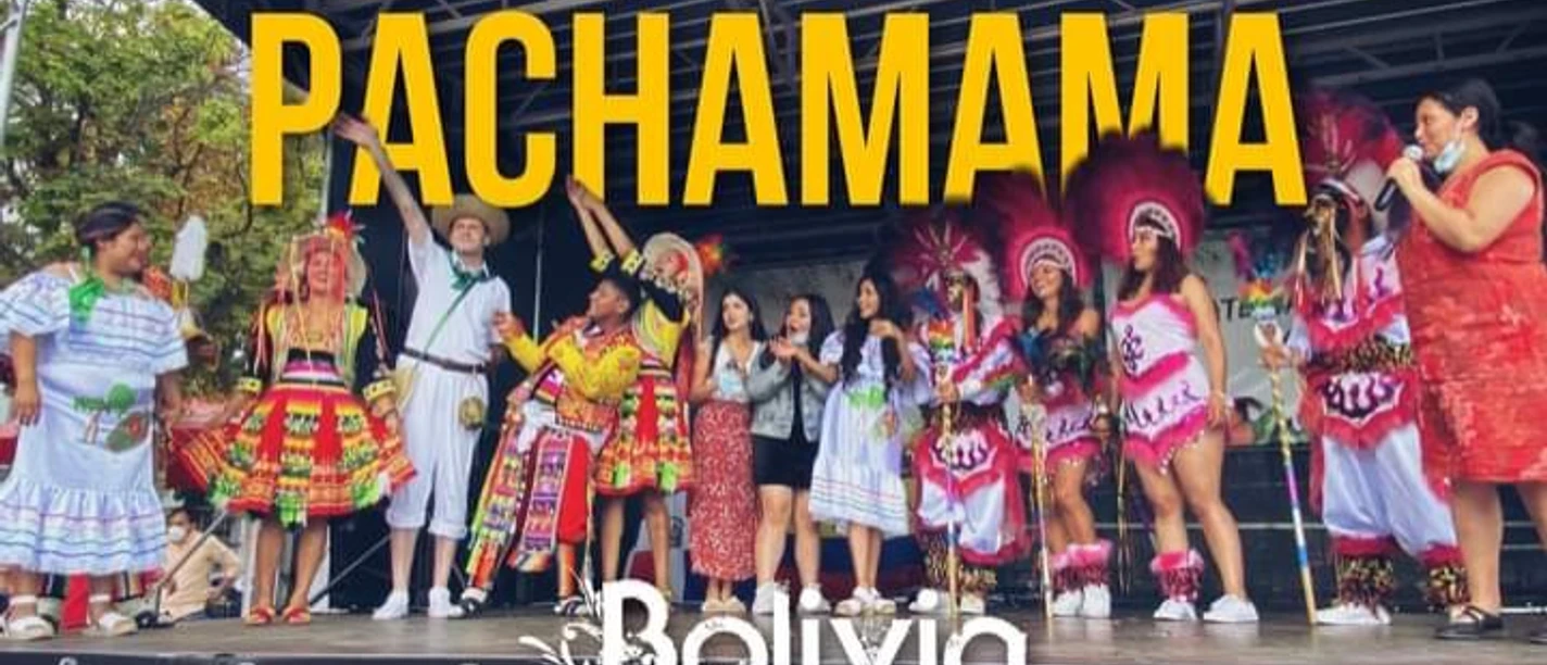 Pachamama Bolivia Dance Group Pachamama Bolivia dance group on stage at festival
