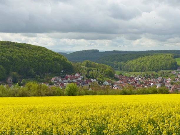 Aussichtspunkt oberhalb von Heyerode.