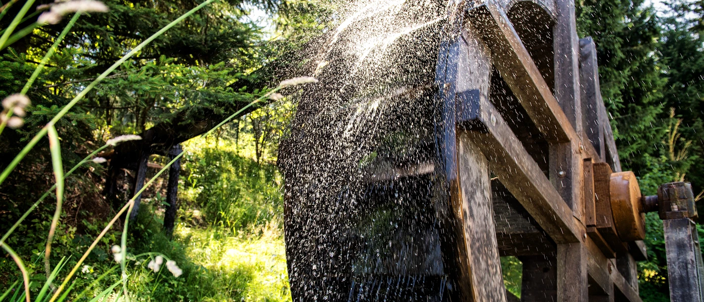 Historisches Wasserrad
