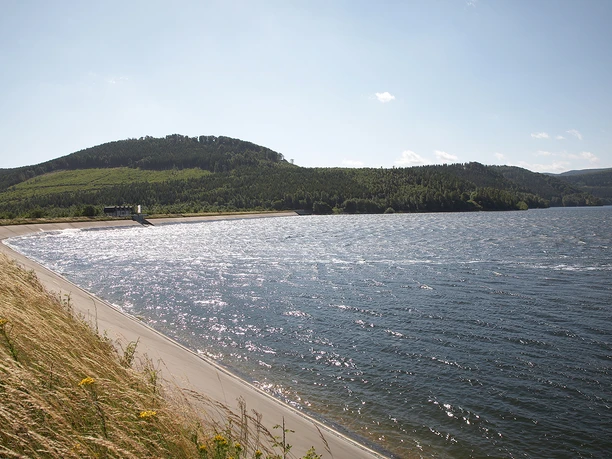 Die Granetalsperre hat ein Speichervermögen von 46,4 Mio. Kubikmeter