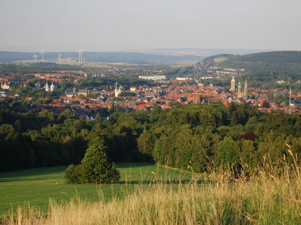 Blick vom Rabenkopf auf die Altstadt von Goslar