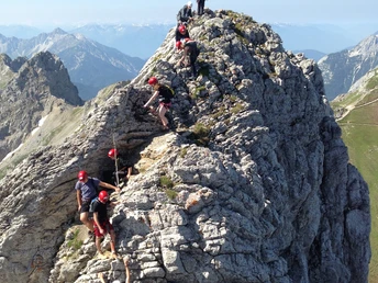 Klettern am Mittenwalder Höhenweg