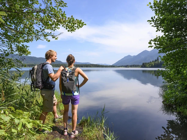 Wanderung am Barmsee bei Krün