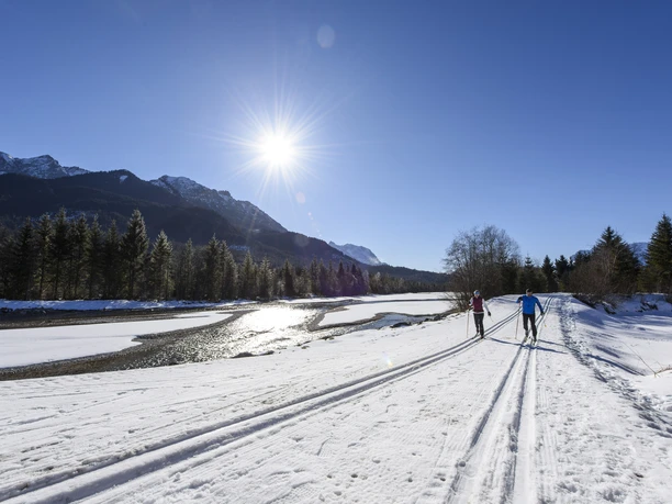 Langlauf Wallgau Isar
