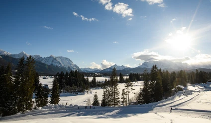 Panorama Wallgau Loipe