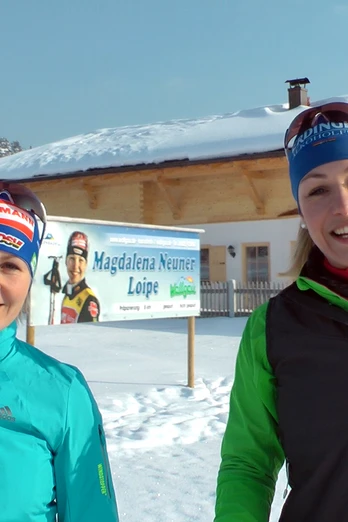 Langlaufen mit Beck und Neuner