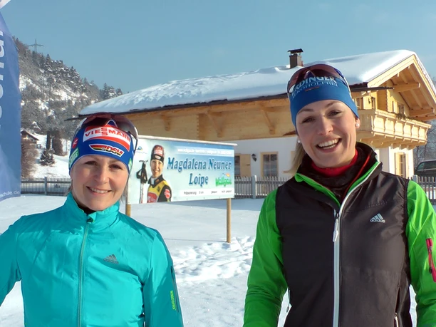 Langlaufen mit Beck und Neuner