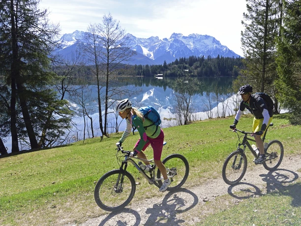 Barmsee mit dem Bike