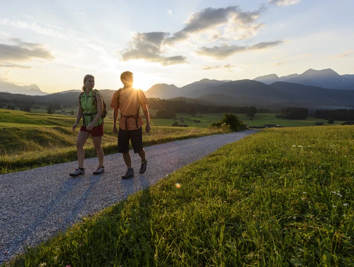 Buckelwiesen Abendstimmung