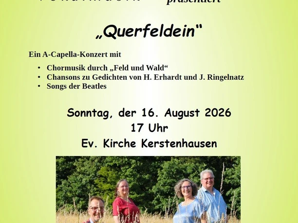 CASA Vokalmusik präsentiert Querfeldein