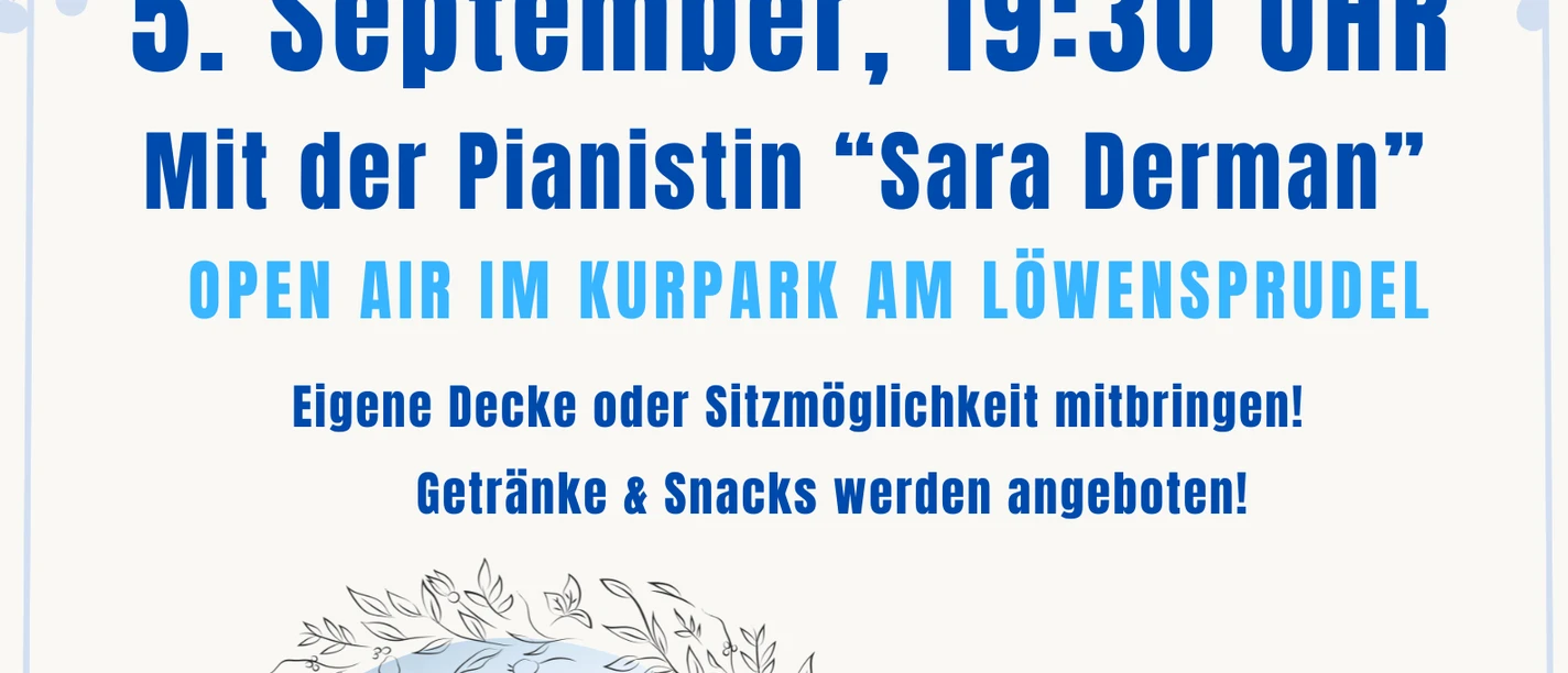 Klavier-Konzert 05.09.2026
