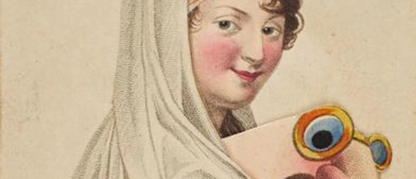 Maskierte Person, Streifen- und Drehkarte, J. G. Hasselberg, Berlin, um 1810 FDH Foto-A.P.Englert-392x0.jpg