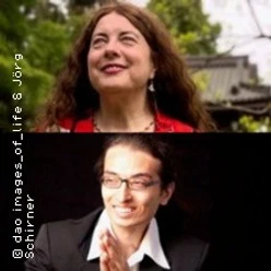 Zwei Porträts von Barbara Conrady-Takenaka und Nageeb Gardizi