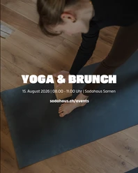 Flyer Yoga und Brunch
