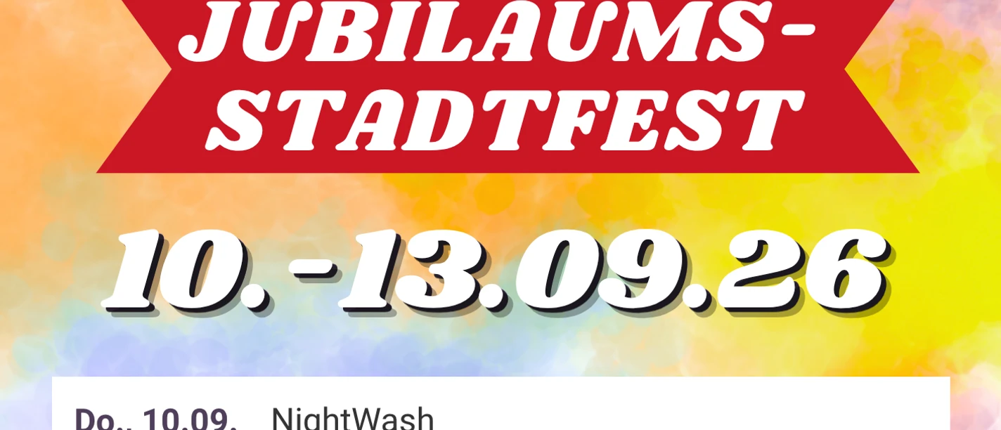 Plakat Stadtfest 2026