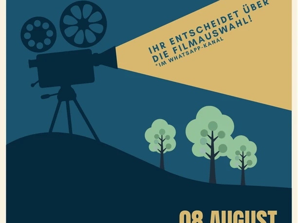 Open Air Kino im Park