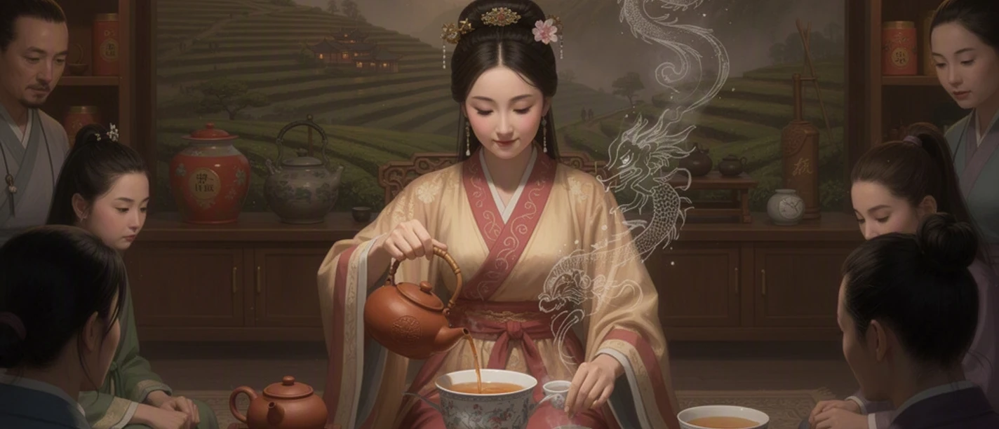 China in einer Tasse Tee