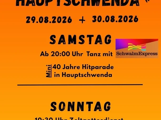 Kirmes Hauptschwenda